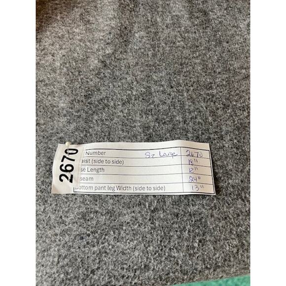 Nordstrom Caslon Women's Flax Navy Cove Stripe Pants Large Beach Linen summer - Picture 9 of 9